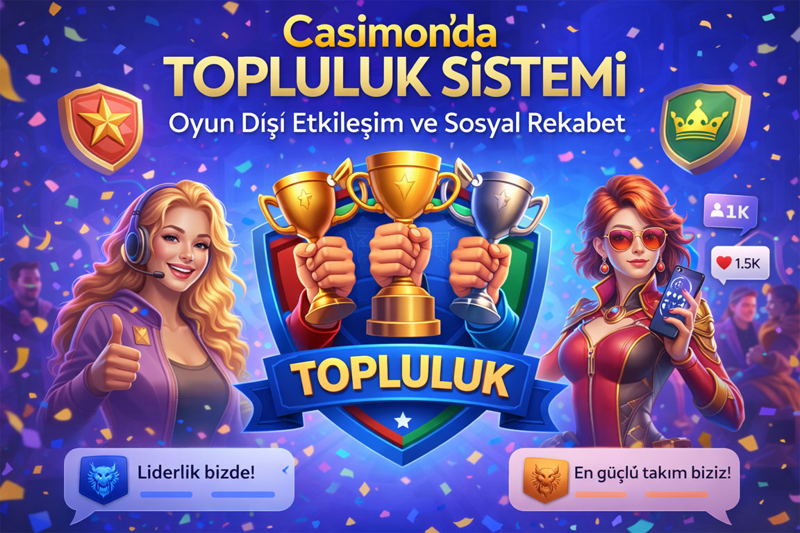 Casimon’da Topluluk Sistemi: Oyun Dışı Etkileşim ve Sosyal Rekabet - Casimon Blog